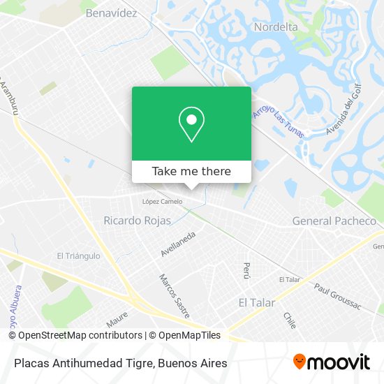 Mapa de Placas Antihumedad Tigre