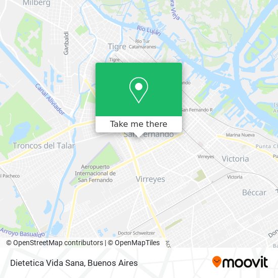 Dietetica Vida Sana map