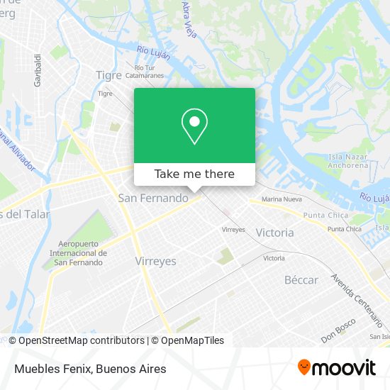 Mapa de Muebles Fenix