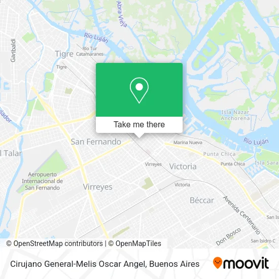 Mapa de Cirujano General-Melis Oscar Angel