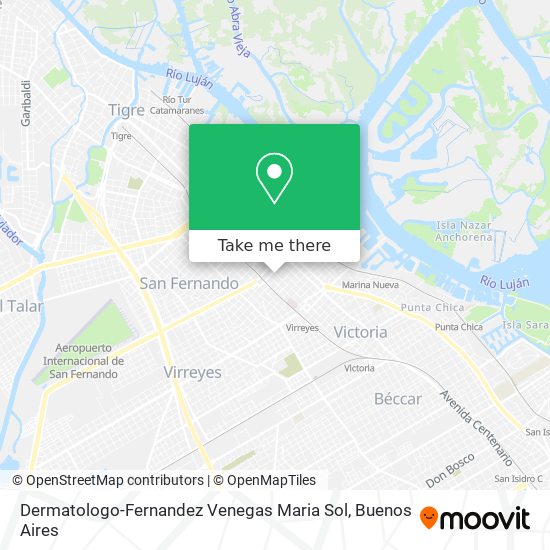Dermatologo-Fernandez Venegas Maria Sol map