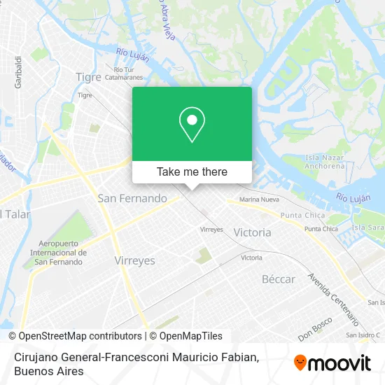 Mapa de Cirujano General-Francesconi Mauricio Fabian