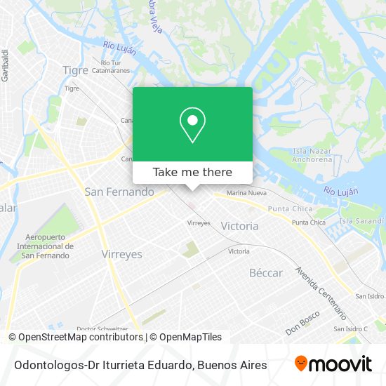 Mapa de Odontologos-Dr Iturrieta Eduardo