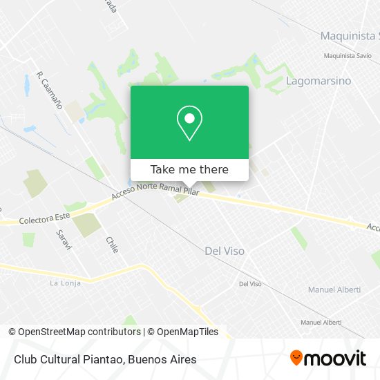 Club Cultural Piantao map