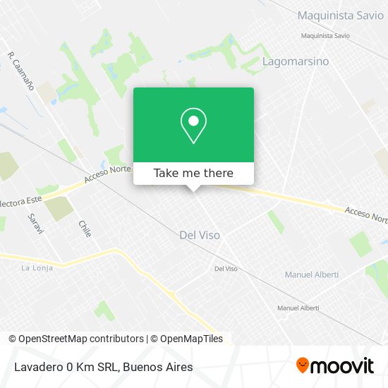 Mapa de Lavadero 0 Km SRL