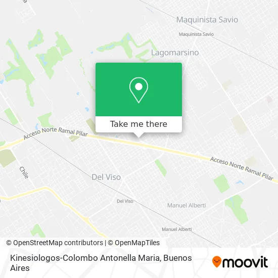 Mapa de Kinesiologos-Colombo Antonella Maria
