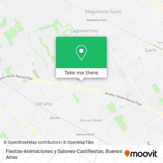 Fiestas-Animaciones y Salones-Castifiestas map