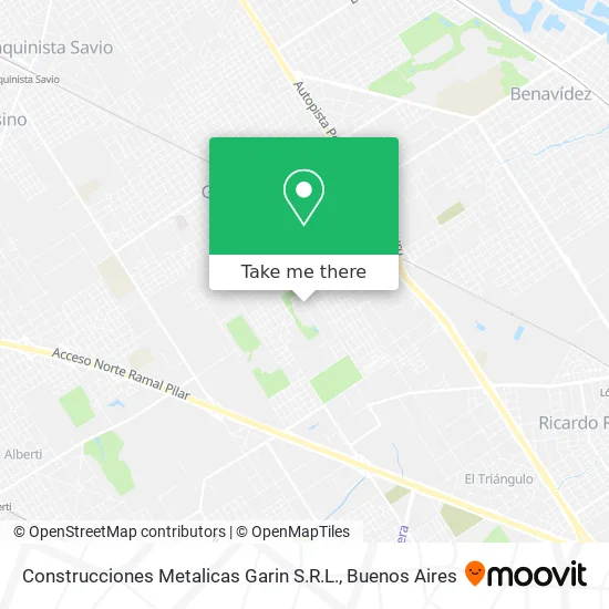 Mapa de Construcciones Metalicas Garin S.R.L.