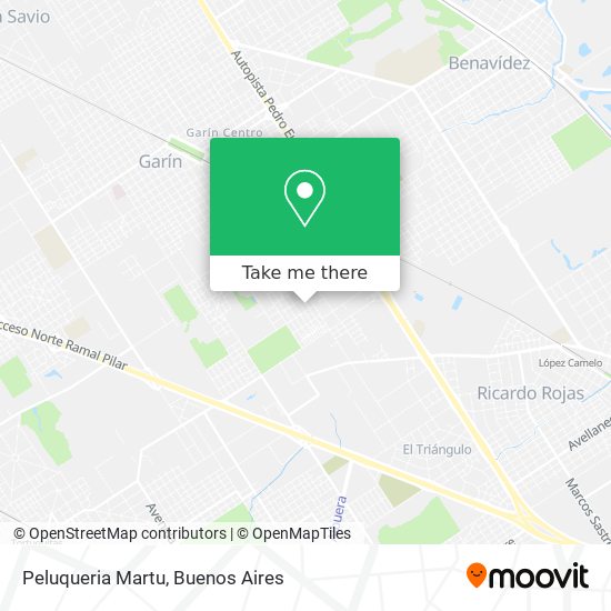 Peluqueria Martu map