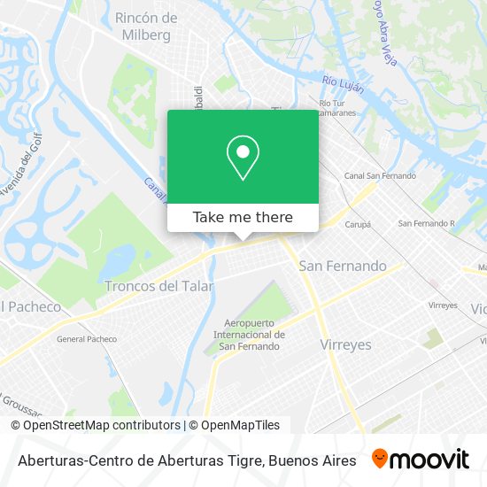 Aberturas-Centro de Aberturas Tigre map