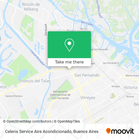Celeris Service Aire Acondicionado map