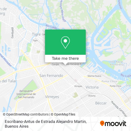 Escribano-Antus de Estrada Alejandro Martin map