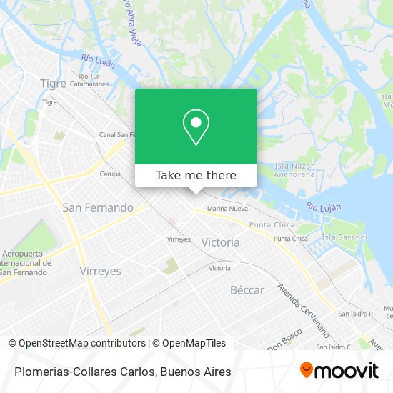 Mapa de Plomerias-Collares Carlos