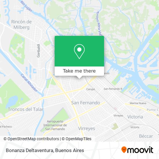 Mapa de Bonanza Deltaventura