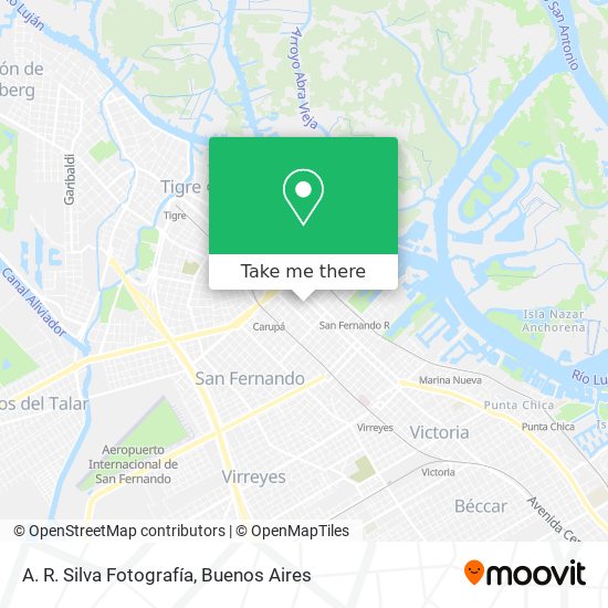 A. R. Silva Fotografía map
