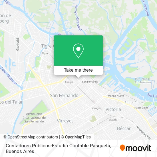 Contadores Publicos-Estudio Contable Pasqueta map