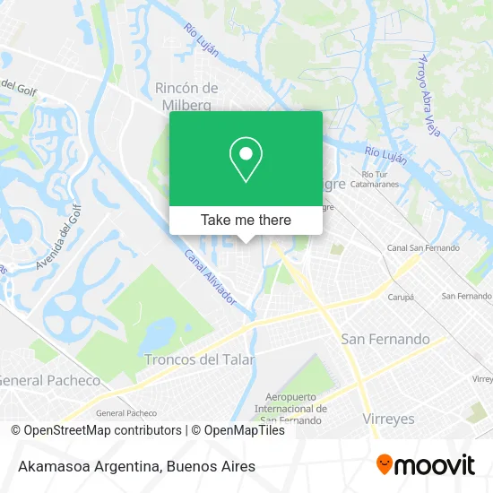 Akamasoa Argentina map