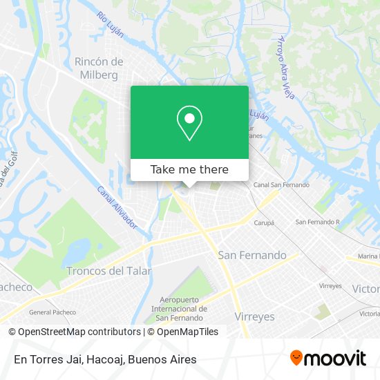 En Torres Jai, Hacoaj map