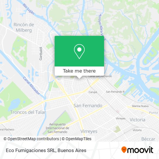 Eco Fumigaciones SRL map