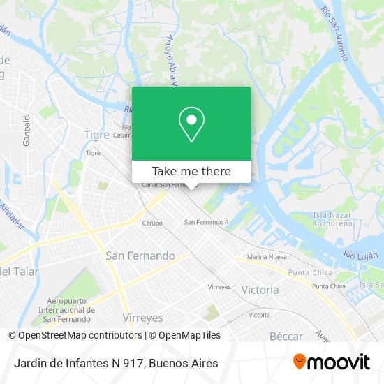 Mapa de Jardin de Infantes N 917
