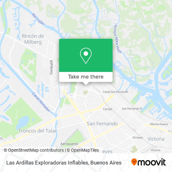 Las Ardillas Exploradoras Inflables map