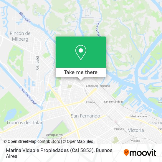 Marina Vidable Propiedades (Csi 5853) map