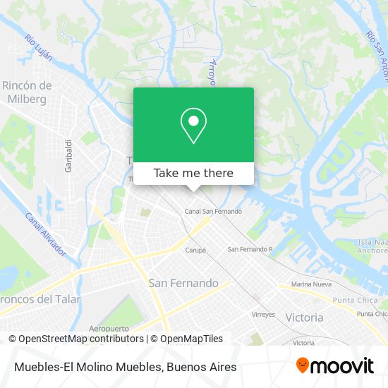 Mapa de Muebles-El Molino Muebles