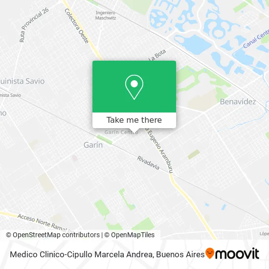 Mapa de Medico Clinico-Cipullo Marcela Andrea