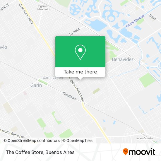 Mapa de The Coffee Store
