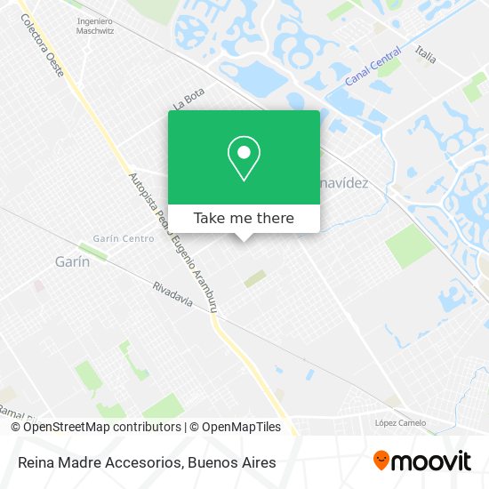 Mapa de Reina Madre Accesorios