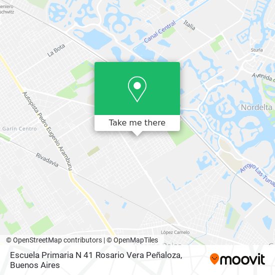Escuela Primaria N 41 Rosario Vera Peñaloza map