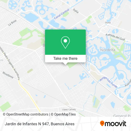 Jardin de Infantes N 947 map