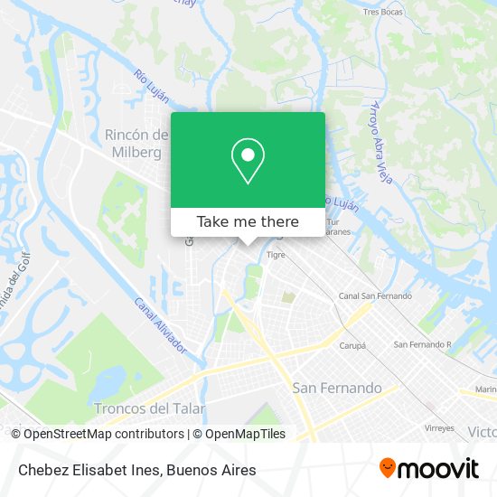 Chebez Elisabet Ines map