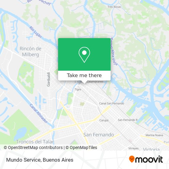 Mapa de Mundo Service