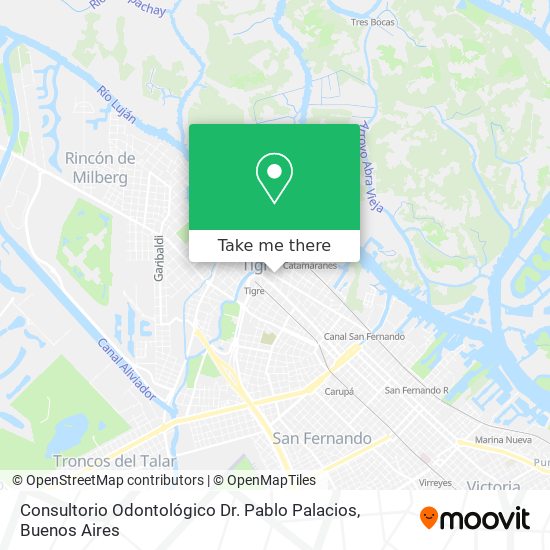 Consultorio Odontológico Dr. Pablo Palacios map