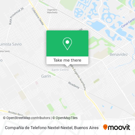 Compañía de Telefono Nextel-Nextel map