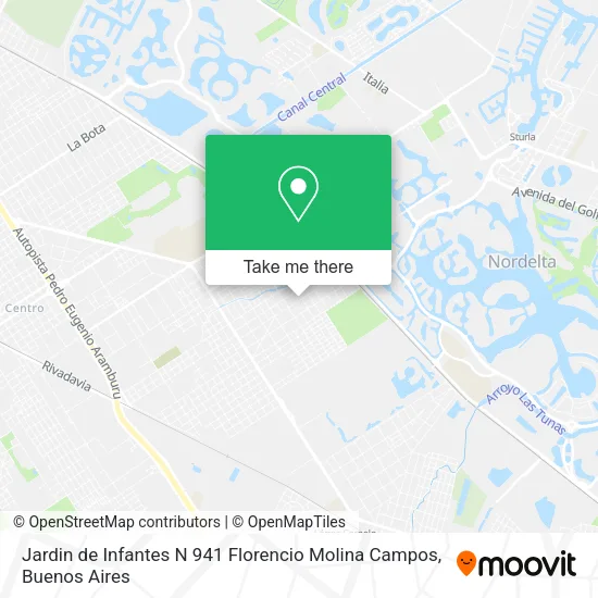 Jardin de Infantes N 941 Florencio Molina Campos map