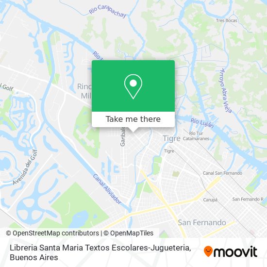 Libreria Santa Maria Textos Escolares-Jugueteria map