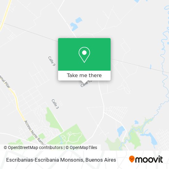 Mapa de Escribanias-Escribania Monsonis