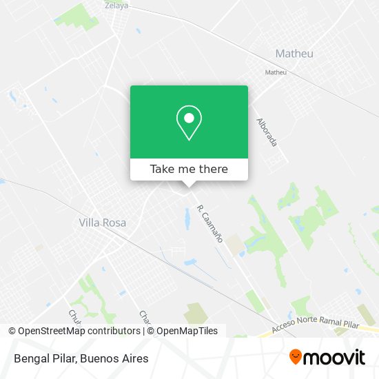 Mapa de Bengal Pilar