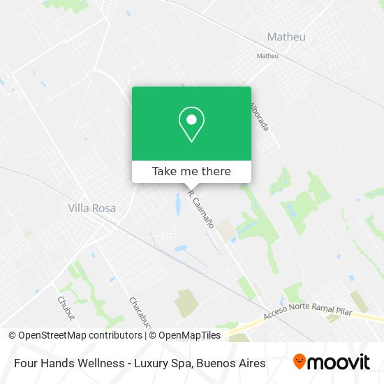 Mapa de Four Hands Wellness - Luxury Spa