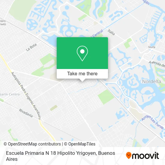 Escuela Primaria N 18 Hipolito Yrigoyen map