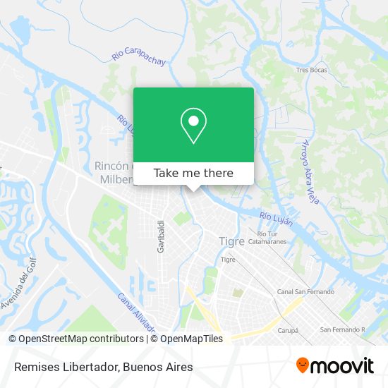Remises Libertador map