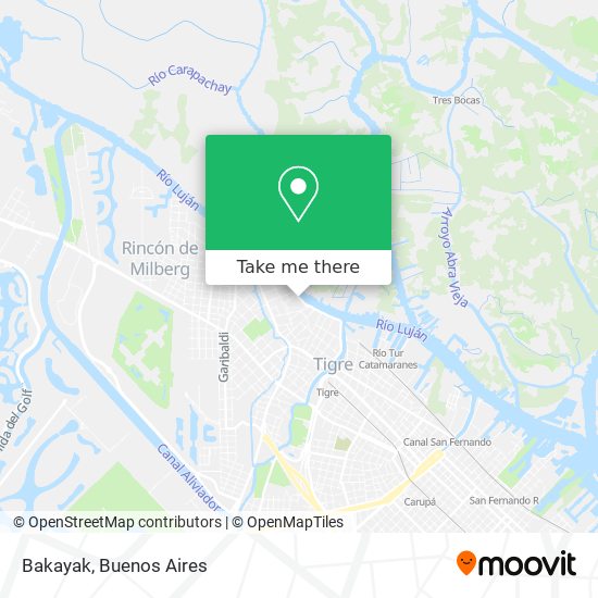 Mapa de Bakayak