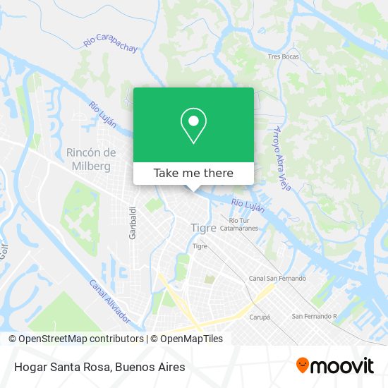 Mapa de Hogar Santa Rosa