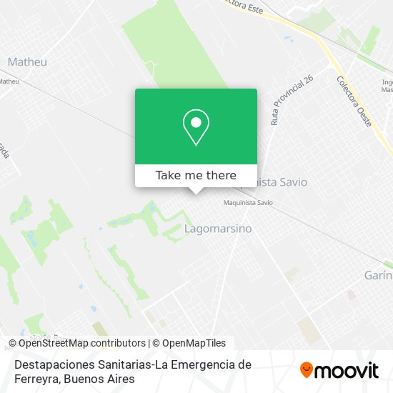 Mapa de Destapaciones Sanitarias-La Emergencia de Ferreyra