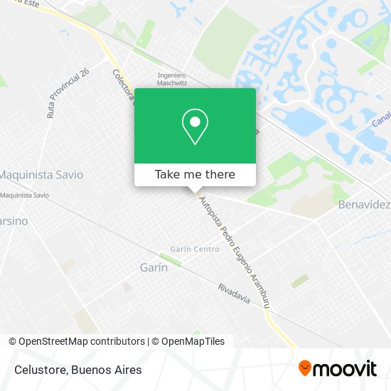 Celustore map