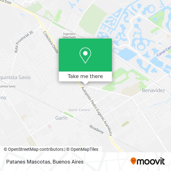 Mapa de Patanes Mascotas