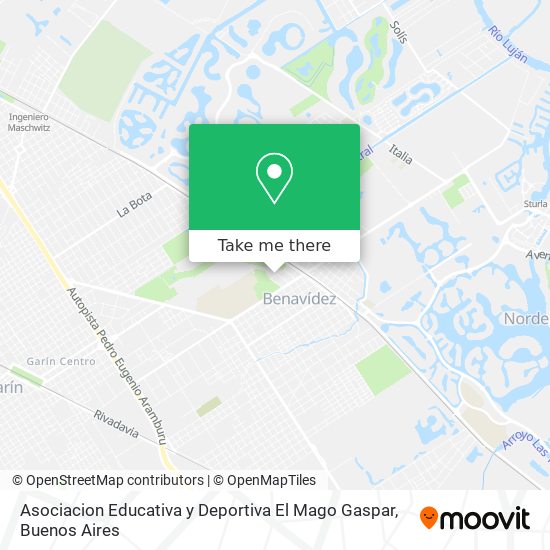 Asociacion Educativa y Deportiva El Mago Gaspar map