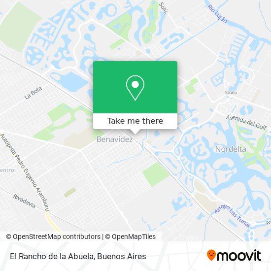 El Rancho de la Abuela map